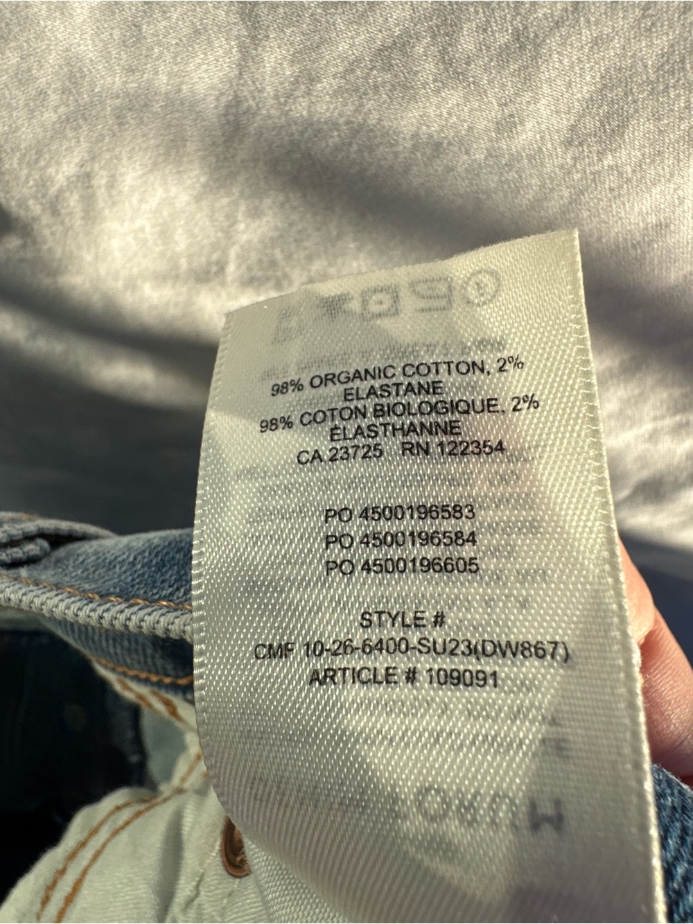 Aritzia Denim Forum 50s Arlo Hi-Rise Short - 26 - Picture 8 of 8